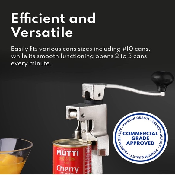 Industrial Manual Can Opener New Star Foodservice 7006841 Commercial Can Opener - Picture 5 of 11